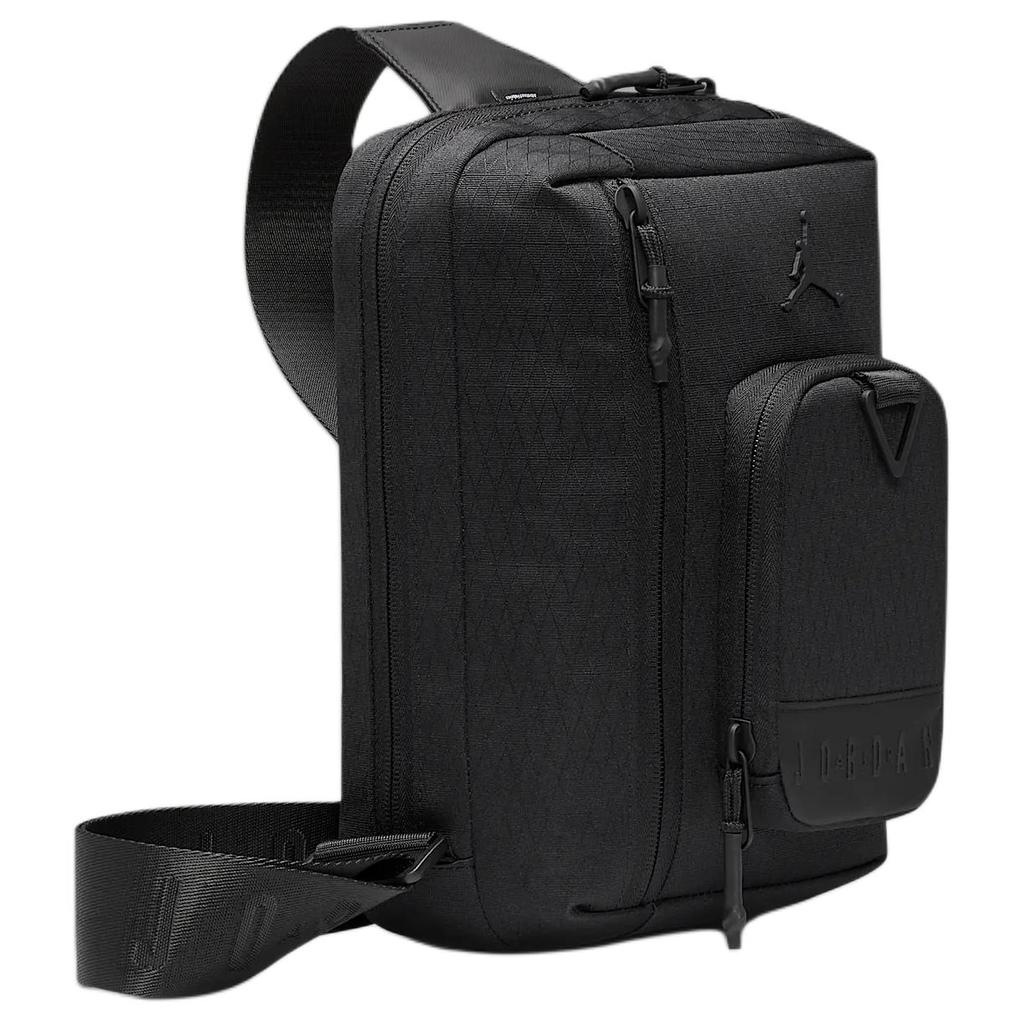 New Jordan Polyester Sling Bag Men's Black HQ7566-010