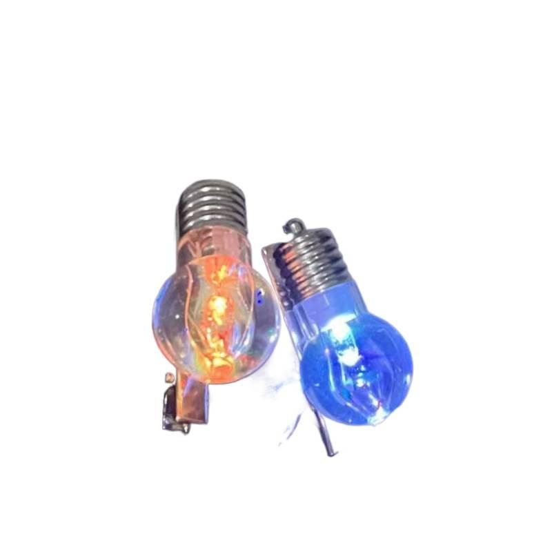 Funny LED Light Bulb Hair Clip Glow Hairpin for Women Novelty Flashing Fringe Clip Trendy Hair Accessory for Party or Daily Use