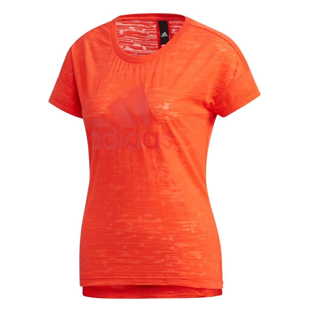 Adidas Ccs Isc Round Neck Pullover Sports Short Sleeve T-Shirt Women T-Shirts Red DW8913