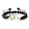Double Heart Bracelet For Women Couple Matching Love Adjustable Chain Jewelry Romantic Anniversary Valentine's Day Present Gifts