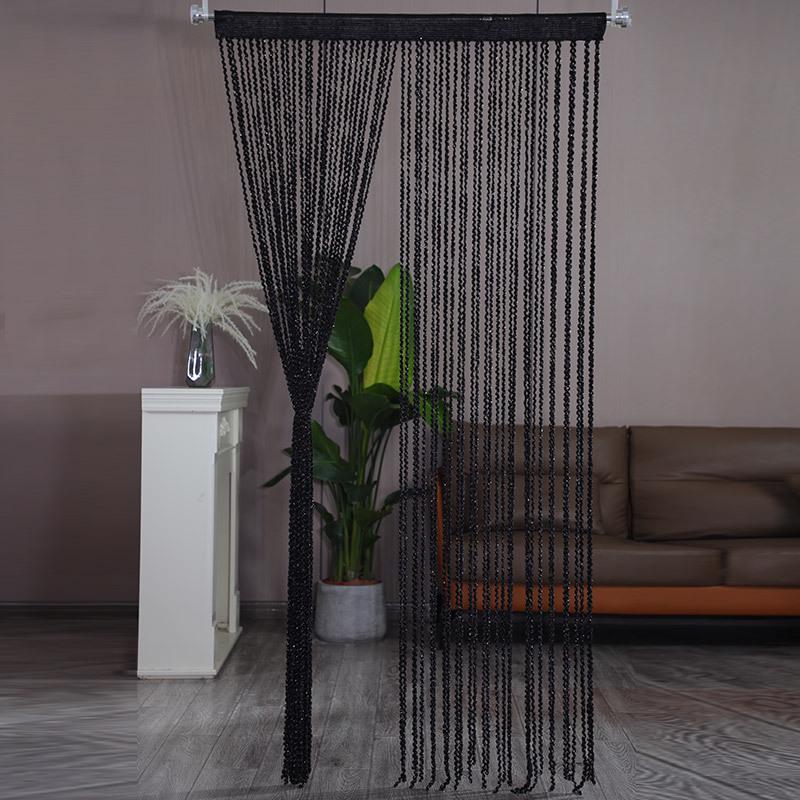 Cortina de Borlas Multicolor: Cortina de Puerta Engrosada para Decoración de Sala de Estar, Boda o Habitación Infantil