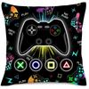 Colorful Game Controller Pillowcases For Gamers' Delight ,,Sofa And Chair Cushion Covers, Home Bedroom Room Decoration