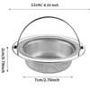 Kitchen Sink Filter Stainless Steel Garbage Food Residue Hair Catcher Sewer Mesh Strainers Bathroom Drain Hole Filter Trap