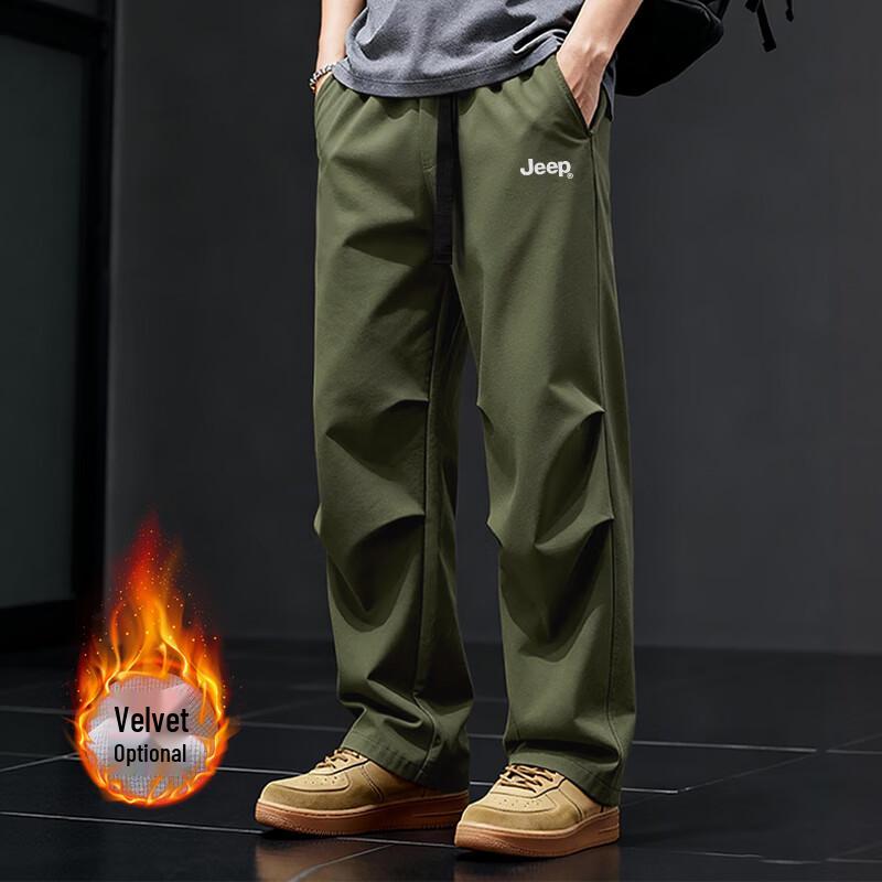 JEEP Men s Winter Softshell Fleece-Lined Paratrooper Pants M