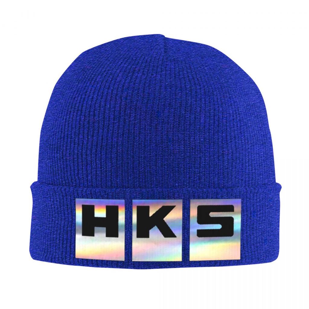 HKS Logo Auto JDM Warme Strickmütze Winter Strickmütze Beanie Skullies Beanies Hip Hop Kappen für Unisex