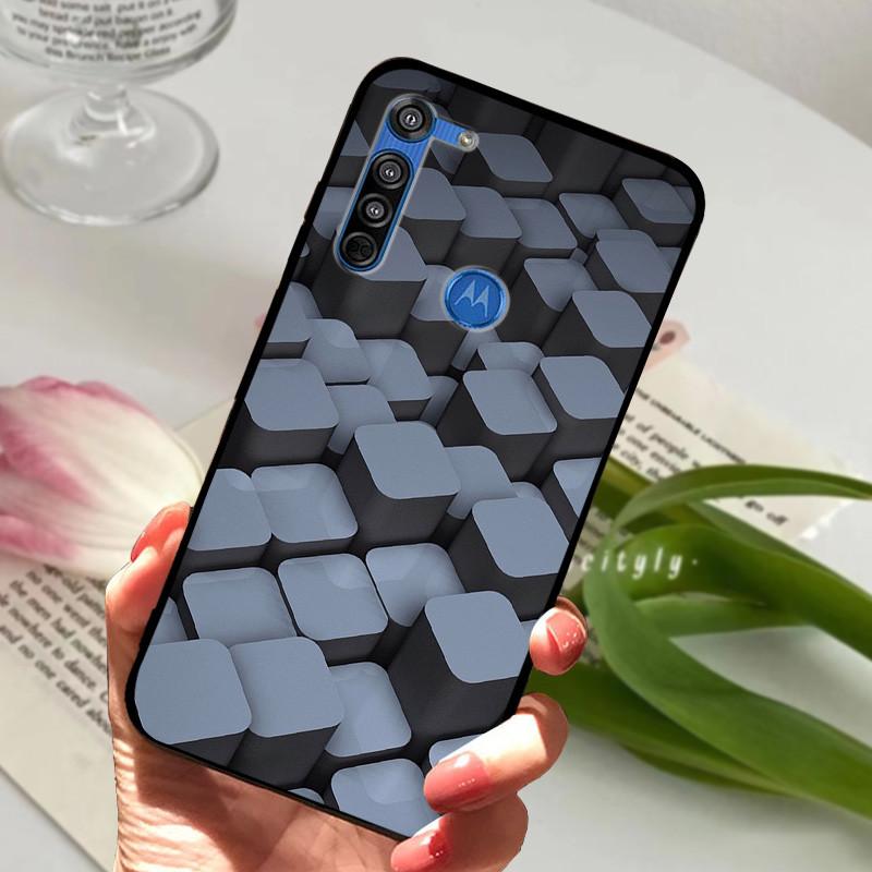 For Motorola Moto G8 Plus Case Black Silicone Cover Case for MOTO G8 Play G 8 Power Lite Fashion TPU Protective Back Cover Shell