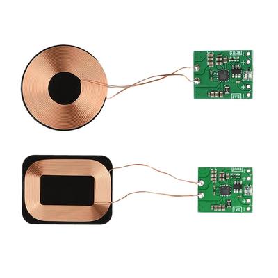 5W Wireless Charger Receiver Module PCBA Circuit Coil Board Lithium Battery Wireless Charger Built-in 3.7V  Electronic Kit