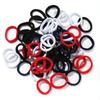30/50pcs/Set Women 4cm High Elastic Big Hair Bands Solid Brown Headband Girls Ponytail Holder Fixed Hair Accessories Hair Ropes