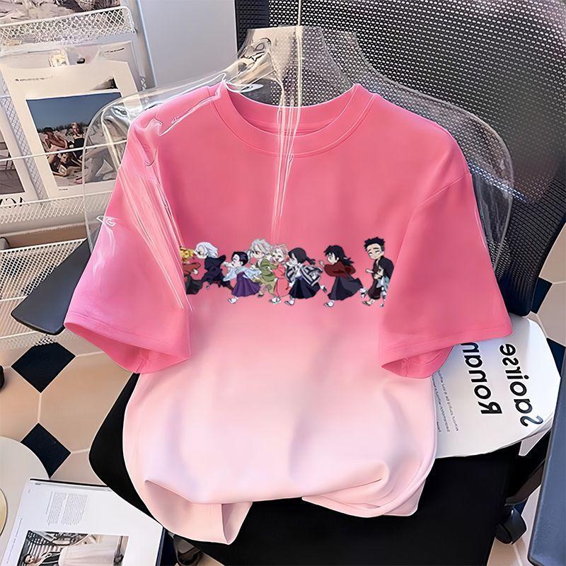 

Boys and Girls Ghost Breach Shirt for Summer Children s Casual Loose Cotton T-shirt 100