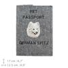 Deutscher Spitz - Dog passport case, document case, gift for the traveller from the Art-Dog brand