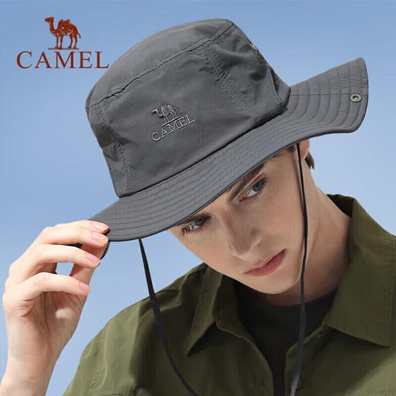 CAMEL Unisex Wide Brim Sun Protection Bucket Hat