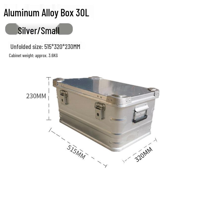 Aluminum Storage Box: Outdoor Camping & Travel Organizer