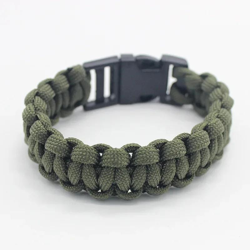 Sieben Kern Paracord Flucht Outdoor Notfall Geflochtenes Seil EDC Camping Überleben Rettungs Armband Werkzeuge Regenschirm Seil Armband