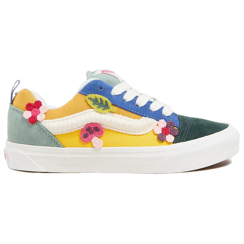 Vans Knu Skool Comfortable Fashion Low-Top Skate Shoes Unisex Sneakers Yellow Green Blue VN0009QCBMI