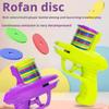 Foam Disc Launcher Flying Disc Handheld Shooter Indoor Shooting Game Outdoor Backyard Toy For Boys And Girls Birthday Gift