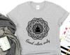 Good Vibes Only Unisex T-shirt, Mandala Lotus Meditation Tee, Zen Yoga Spiritual Shirt, Positivity Motivational Quote Shirt, Peace Happy Tee
