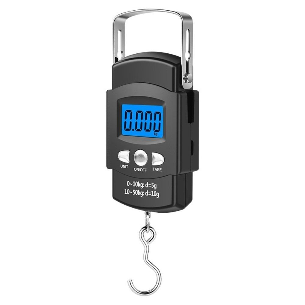 50kg Capacity Electronic Luggage Scale LCD Display Digital Hanging Scale Home Use