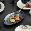 High-End Keramik Besteckset Kombination Haushalts Geschirr Teller Set Reisschüssel Nudelsuppe Schüssel Flacher Teller Tiefer Teller Fischplatte