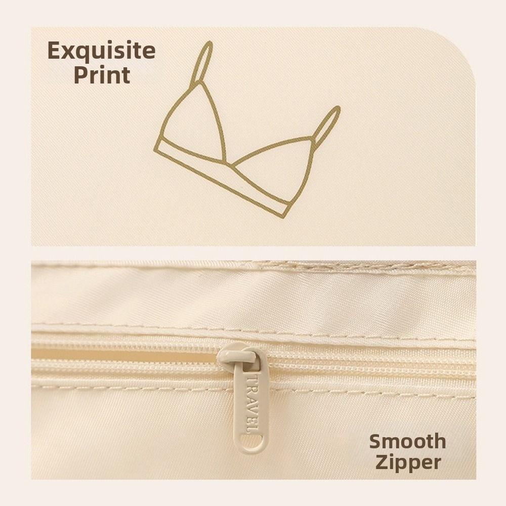 Large Capacity Hanging Clothes Bag 1 Compartments Foldable Closet Socks Dispenser With Handle Space-Saving