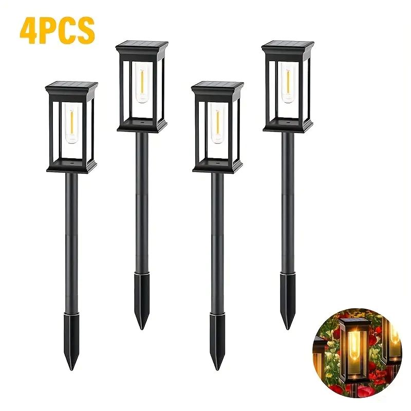 Solar Path Light Outdoor Waterproof  Landscape Lighting Suitable for Trail Terrace Lawn and Courtyard Decoration