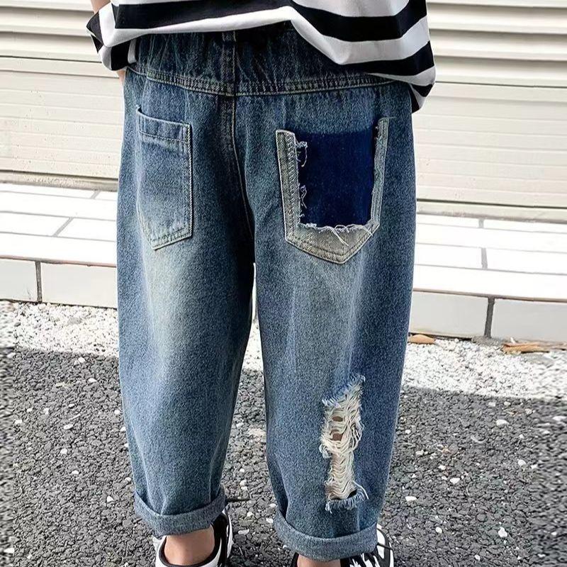 

Женские повседневные модные джинсы с высокой талией, прямые, длиной до пола 110