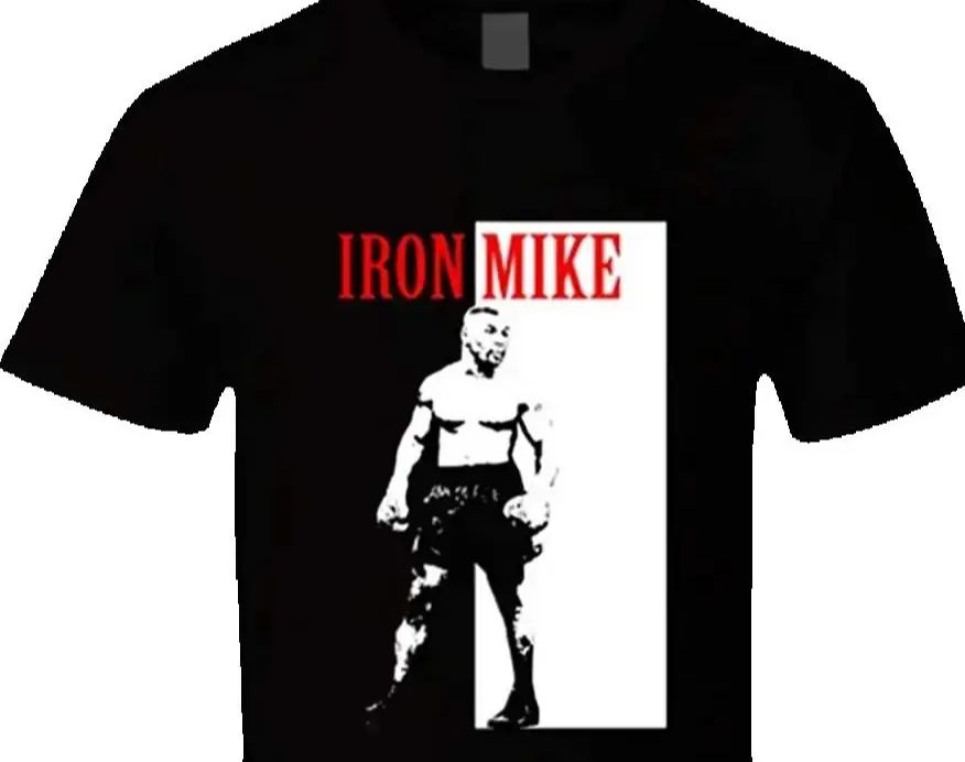 

Iron Mike Scarface Style Hip Hop Mike Tyson T-Shirt 100% Cotton O-Neck Short Sleeve Summer Casual Mens T-shirt Streetwear - M... S разноцветный