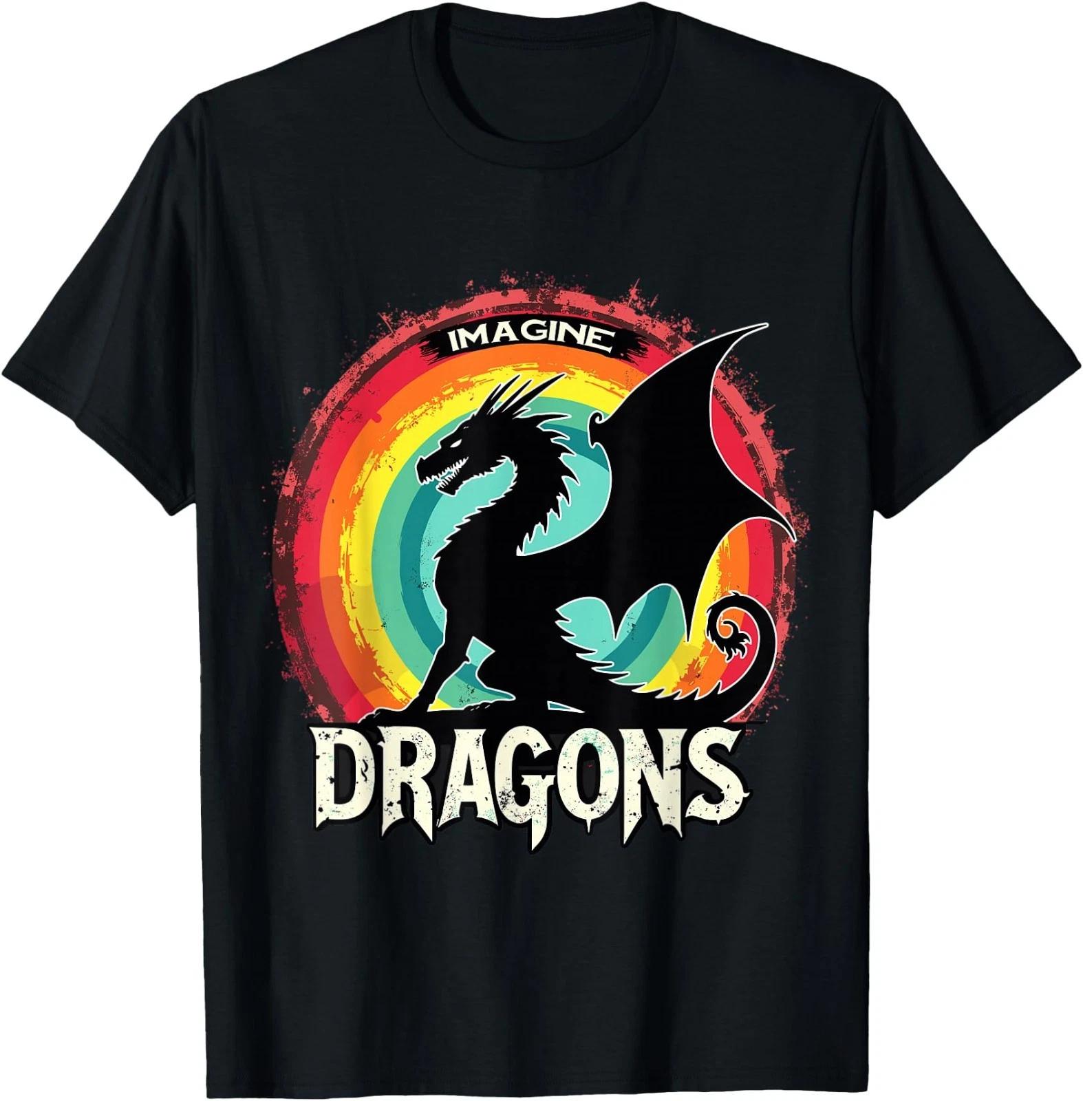 Футболка Imagine Dragons Фэнтезийный Дракон S