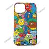 Hot-selling Fun Cartoon Graffiti Illustration for Apple 16 Glossy Film iPhone17 Large Hole Mobile Phone Case
