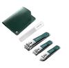 4pcs Manicure & Pedicure Set Durable Carbon Steel Nail Clipper & Nano Nail File Sharp & Stylish