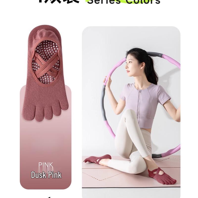 MDNGMDNG Women s Summer Thin Five-Finger Yoga Socks M