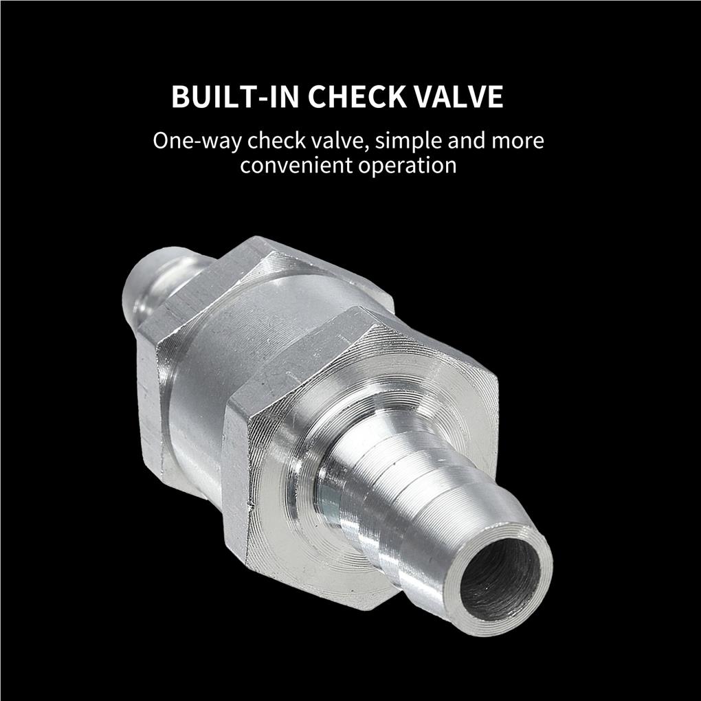 Car One-way Check Valve Vehicle Oil Tube Parts Replace Fittings Aluminum Alloy 6mm Non Return Valves Modified Component
