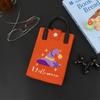 Halloween Themed Knitted Handbag Cartoon Ghost Pumpkin Print Shoulder Crossbody Bag Women Casual Phone Pouch Halloween Gift Bag