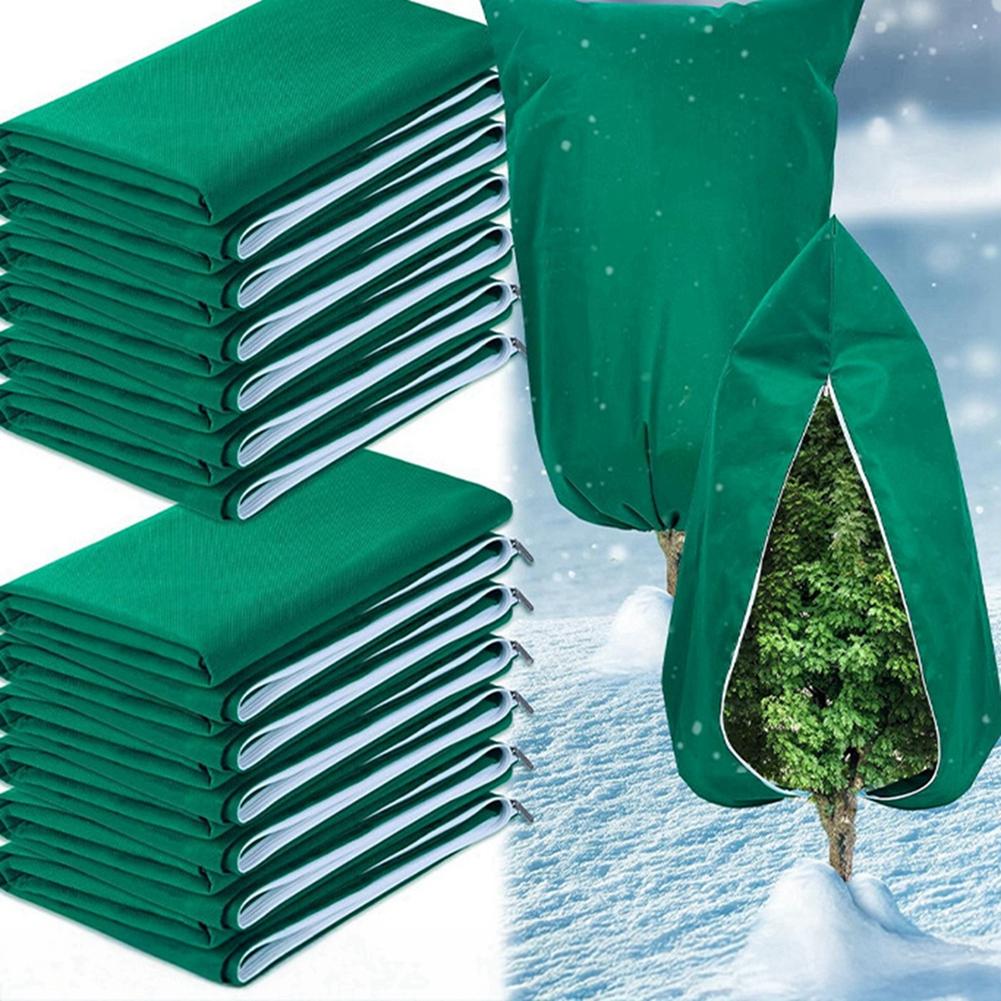 2pcs Plant Non-Woven Fabric Protective Cover Frost Freeze Protection Cover