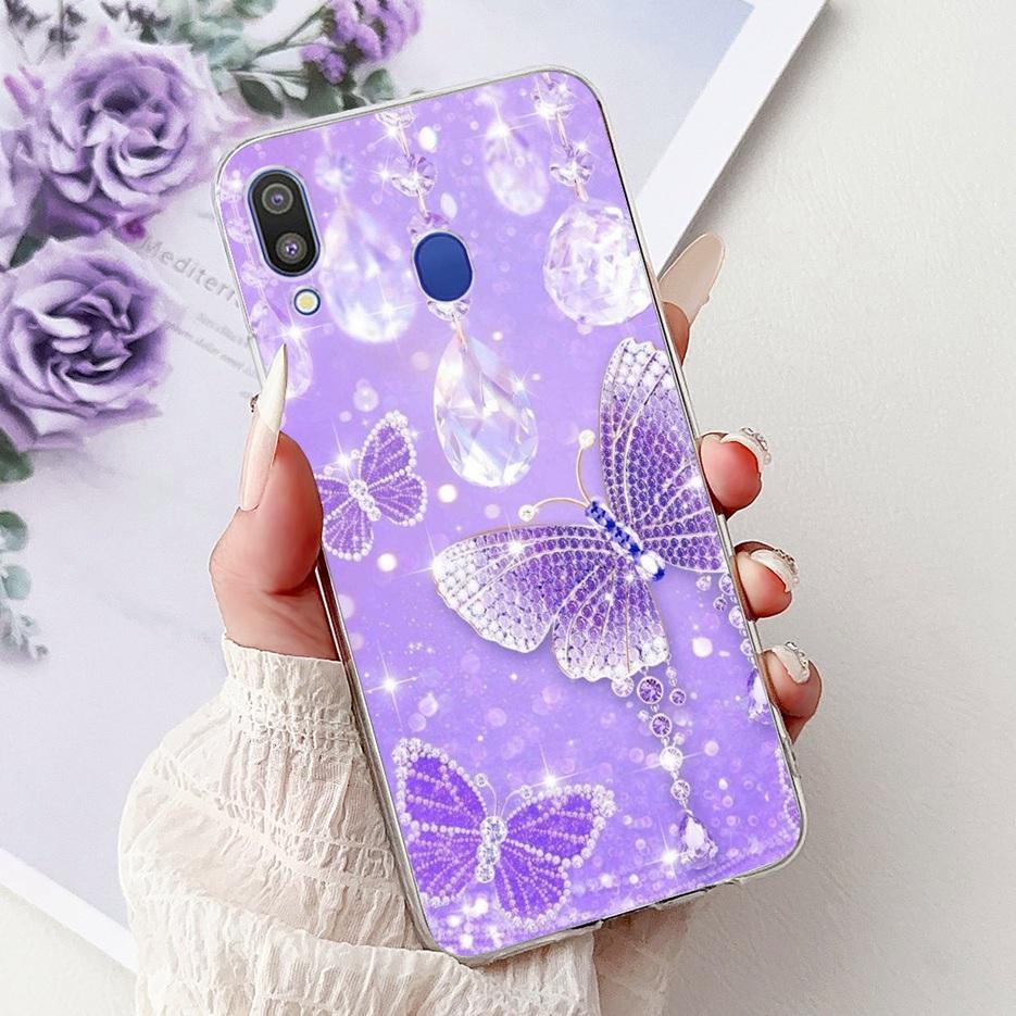 For Samsung Galaxy M10 M20 M30 Case New Fashion Painted Cover Clear Silicone Soft Slim Phone Case For Samsung M10 M20 M30 Fundas
