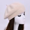 Fashion Versatile Rabbit Down Dudu Head Beret Women's Winter Outdoor Windproof Wool Cap Warm Ear Protection