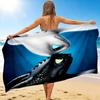 1Pc Dragons Love Beach Towel, Quick Dry, Multi-Use for Beach Pool Gym Yoga Home Travel, Christmas, Halloween, Xmas Gift M928160