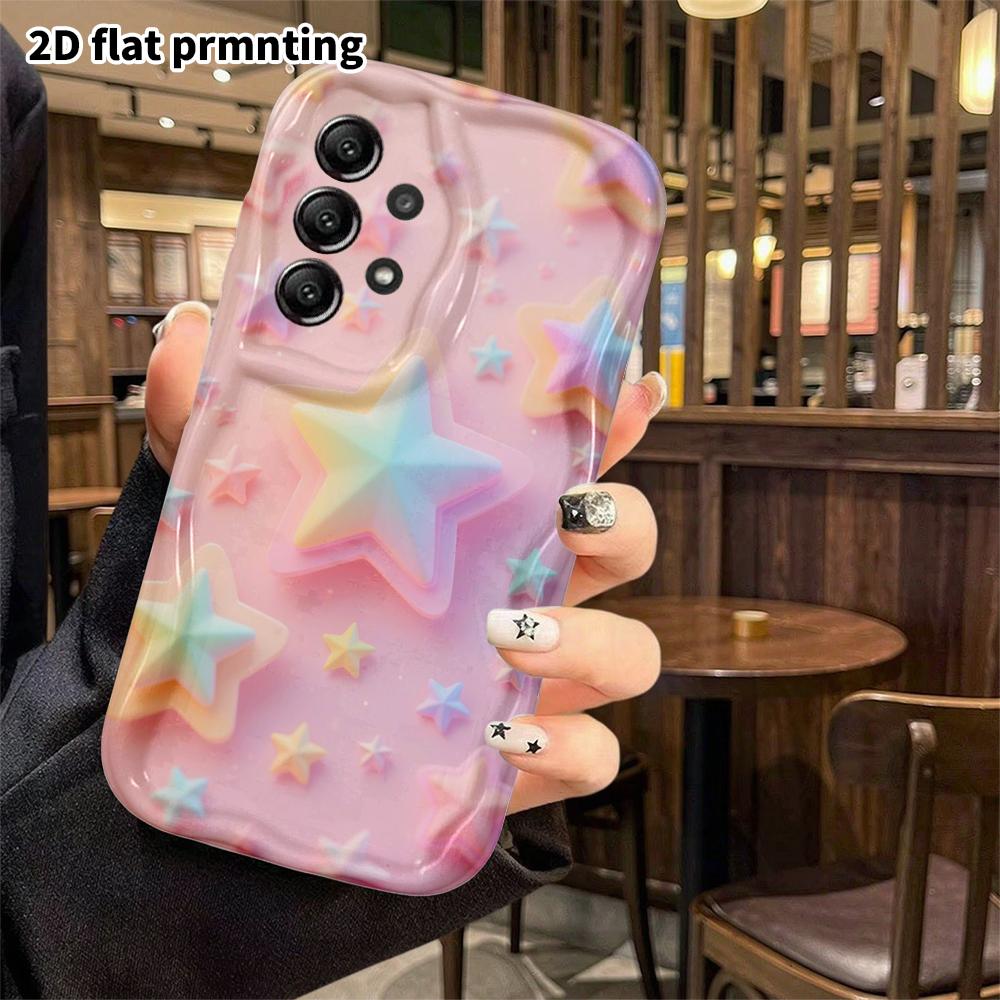 Phone Case: 2D Flat Samsung Galaxy A34 A35 M05 M06 S20 S22 S21 FE Plus 5G Protective Case, Three-dimensional Edges, Perfect Christmas and Halloween Ho