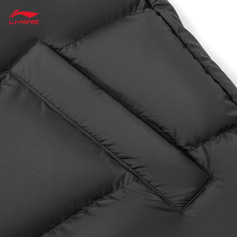 Li-Ning Women's 85% Goose Down Stand Collar Short Puffer Jacket