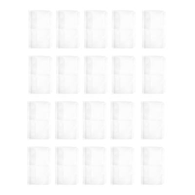 20 Pieces Clear PVC A6 Organizers Sleeves Durable Waterproof Sheet Protectors Stationery Holder For Journals And Diaries