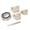 Plastic Stainless Steel Dumpling Press Mold Set Dumpling Skin Press Set  Kitchen Tool