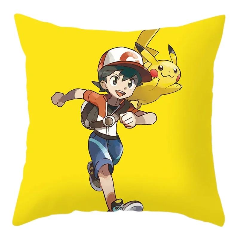 Cartoon Throw Pillow Covers Living Room Decoration Printed Sofa Cushion Cover Polyester Soft Pillowcase