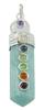 Harmonize Pencil Wand 7 Chakra Balancing Therapy Amazonite Stone Pendant Balancing Reiki Healing