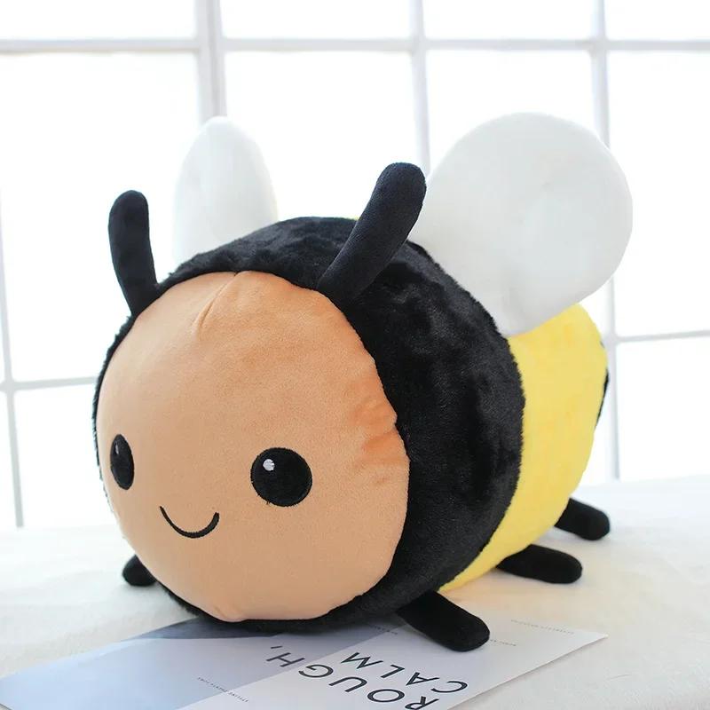 Kawaii Bee Ladybug Plush Toy Soft Stuffed Insect Honeybee Ladybird Doll Toys Kids Birthday Christmas Gift for Child