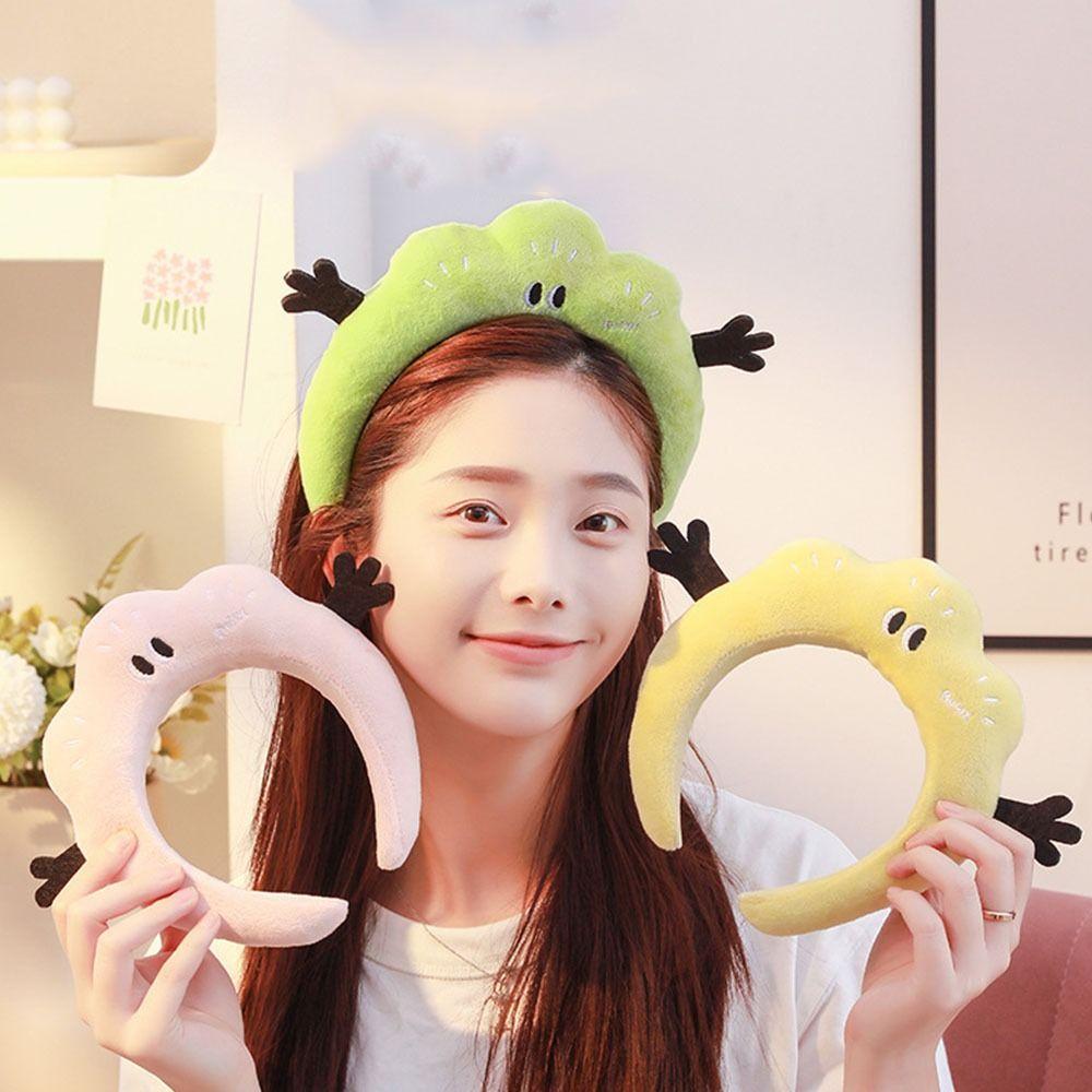 

Twist Big Eyes Headband Sweet Cartoon Hair Hoop Cute Wash Face Hair Band Indoor розовый