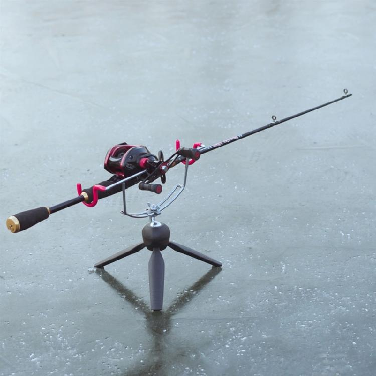 Tragbare verstellbare Eisangelrutenhalter Halterungen Angelrutenhalter Ständer Zubehör für professionelle und Amateur-Angler