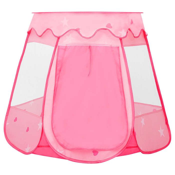 93673 vidaXL Children's Play Tent Pink 102x102x82 Cm