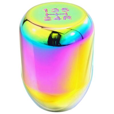 Lunsom Small Shift Knob Metal Shift Lever 5 Speed Car Shift Knob Short Fit