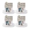4pcs Electromagnetic Power Relay 220V Multi Purpose Waterproof Thermoplastic Structure for Garage Door
