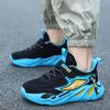 Middle and Older Children's Shoes Boys 2025 Autumn and Winter Mesh Breathable Non-slip Thick-soled Primary School Students Casual Running Sports Shoes