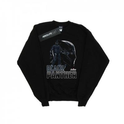 Erkek Çocuklar Avengers Infinity War Black Panther Karakter Sweatshirt